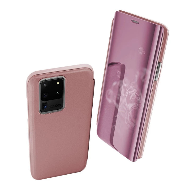 Étui à Rabat Ultra Clear View pour Samsung Galaxy S20 avec Support - 6 Couleurs