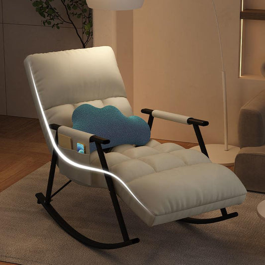 Rocking Chair recliner balcony home leisure Nordic style rocking chair adult bedroom lazy sofa living room nap chair