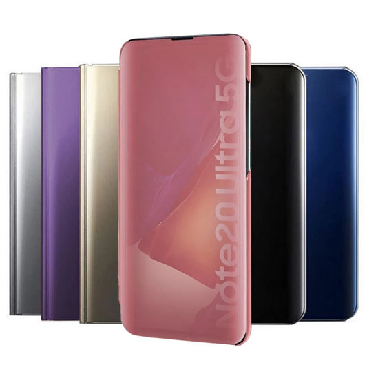 Étui à Rabat Ultra Clear View pour Samsung Galaxy Note 20 avec Support - 6 Couleurs